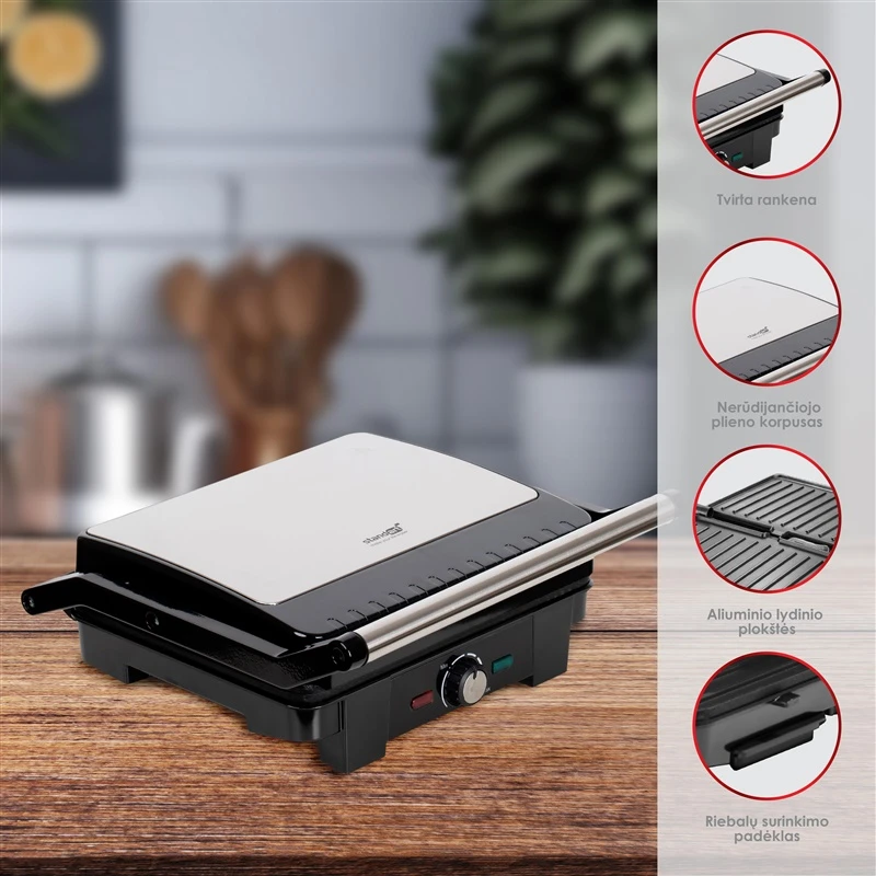 Grils elektriskais zm-902b standart