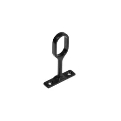 Tube hanger 30x15mm dia..screwes. black