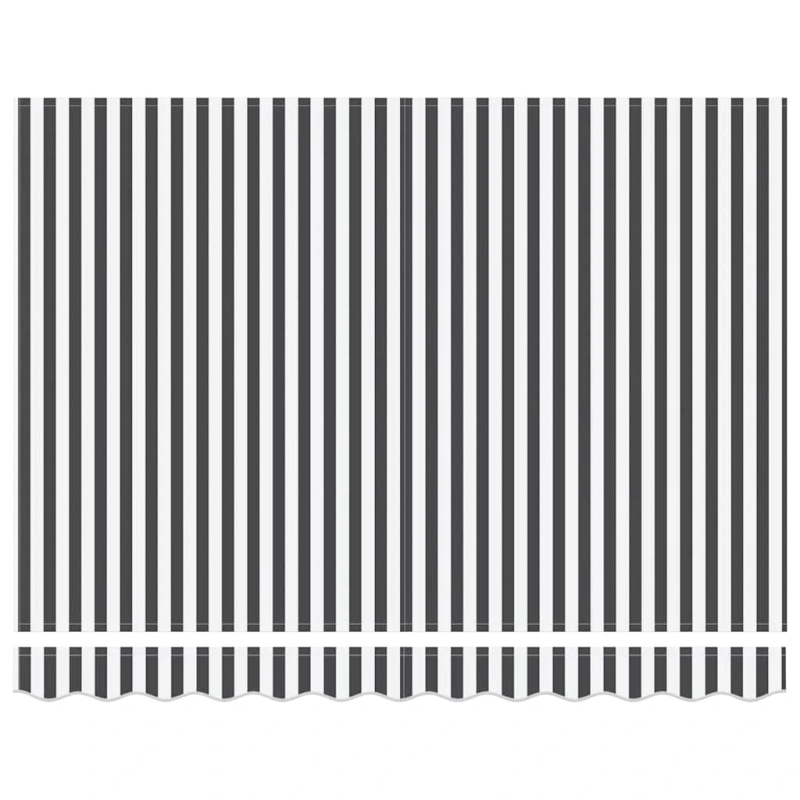 vidaXL automātiski izvelkama markīze, pelēka un balta, 300x250 cm