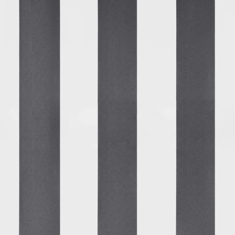 vidaXL manuāli izvelkama nojume, LED, pelēka un balta, 400x350 cm