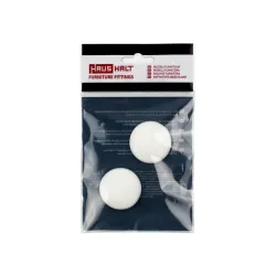 Durų stabdiklis Haushalt, DIA 4 cm, polipropilenas ,pp,, balta sp.