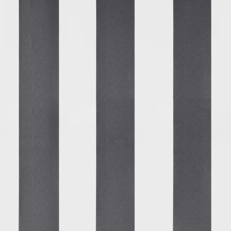 vidaXL manuāli izvelkama nojume, pelēka un balta, 350x250 cm