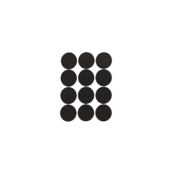 Mīksti mēb.paliktņi 12gab.d28mm haushalt