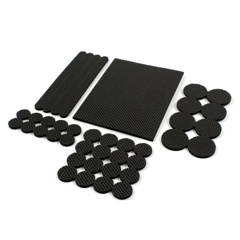 Lipnūs baldų padukai Haushalt, juoda, 38 vnt.