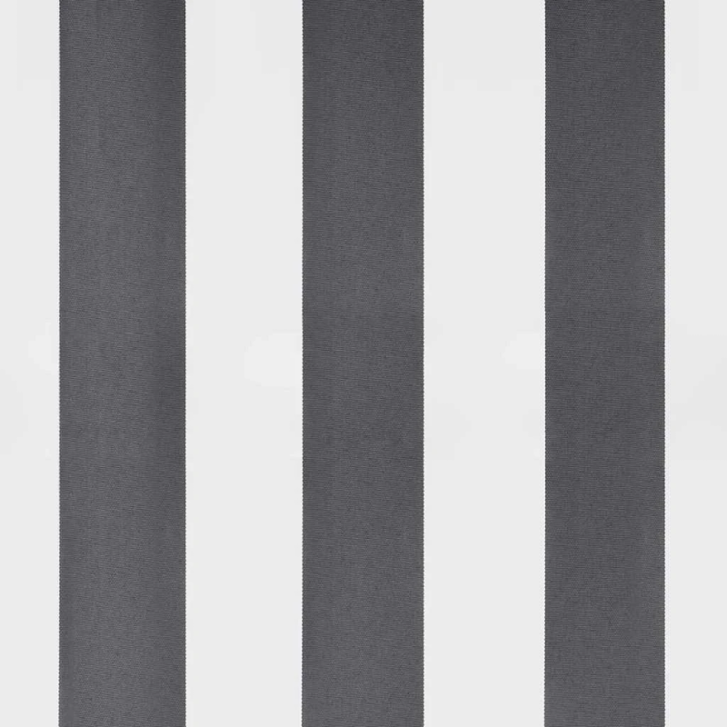 vidaXL izvelkama markīze antracītpelēka balta audums alumīnijs