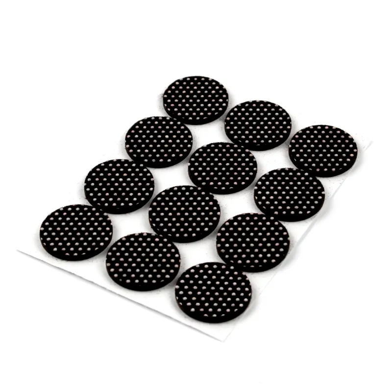 Lipnūs baldų padukai Haushalt, juoda, DIA28 mm, 12 vnt.