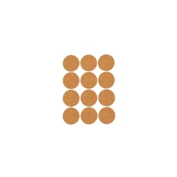Lipnūs baldų padukai Haushalt, smėlio ruda, DIA28 mm, 12 vnt.