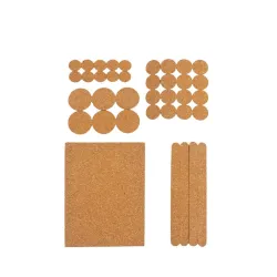 Cork furniture pads mix. 38 pcs.haushalt