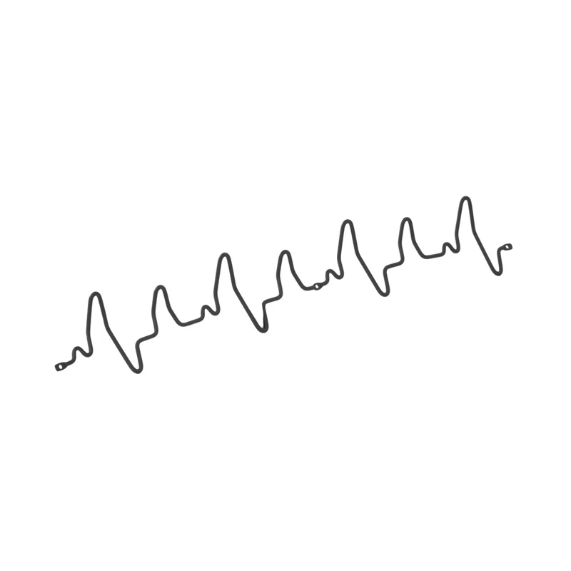 Pakaramais ar 7 āķiem 675x28x85 melns