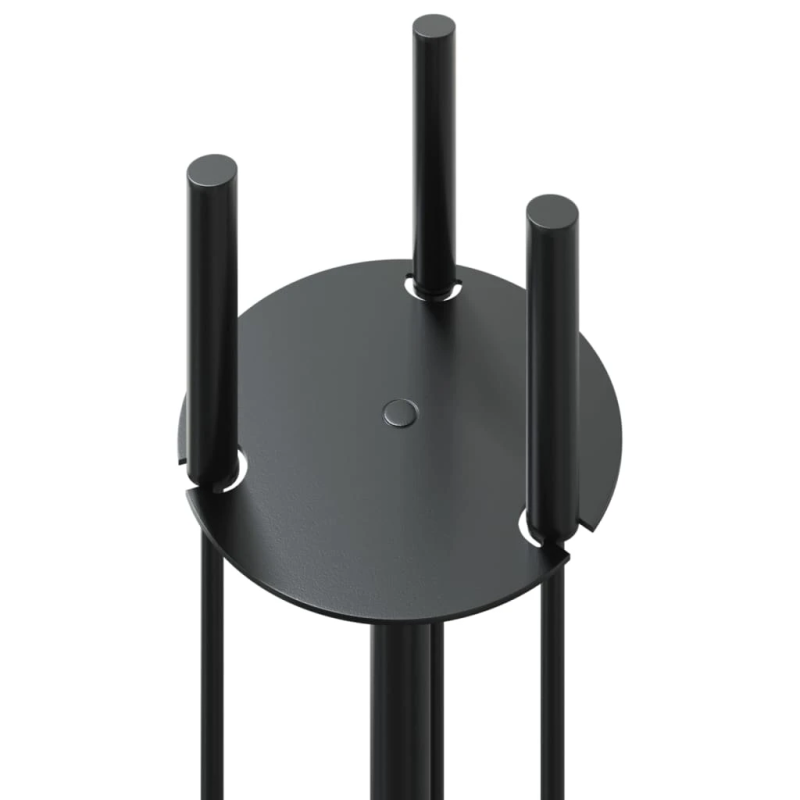 vidaXL 4 daļu kamīna instrumentu komplekts, 22x59 cm, tērauds