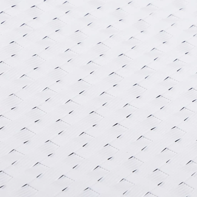 vidaXL balkona aizsegi, 10 gab., balts, 255x19 cm, PE rotangpalma