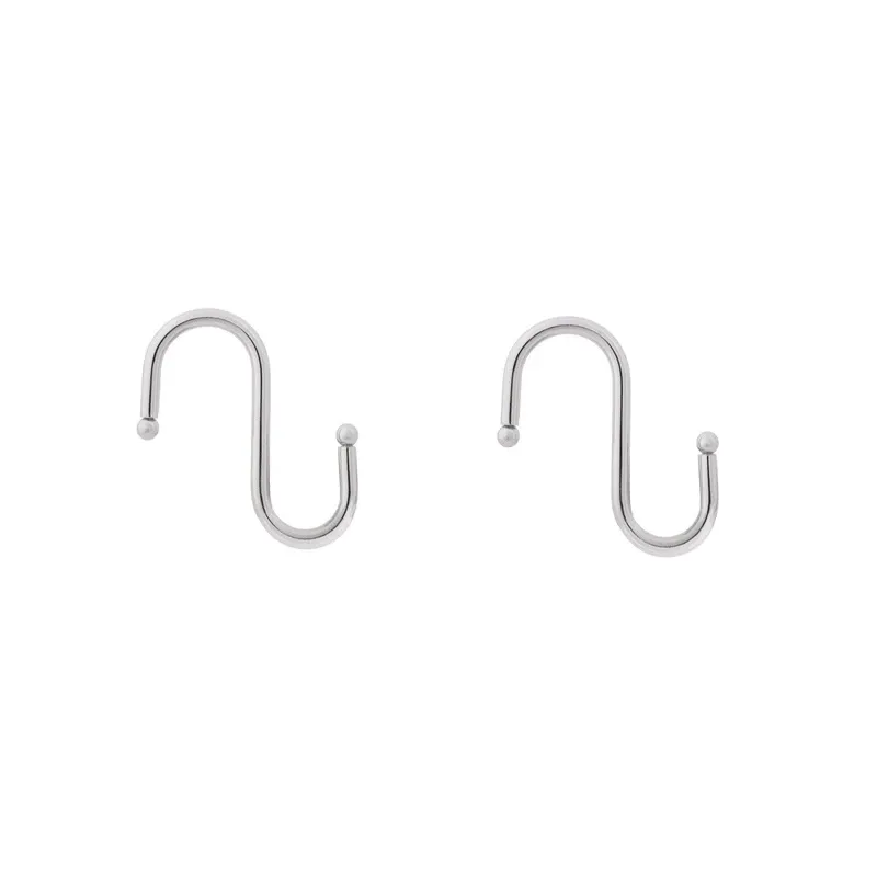 Viengabalains āķis hroma krāsā 2 gab.