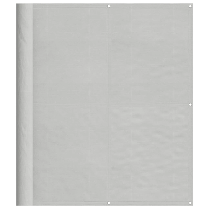 vidaXL balkona aizslietnis, gaiši pelēks, 120x500 cm, 100% poliestera
