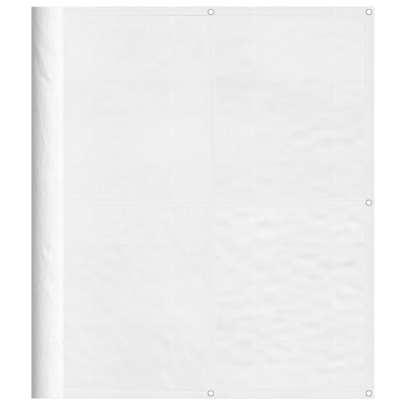 vidaXL balkona aizslietnis, balts 120x1000 cm 100% poliestera oksforda