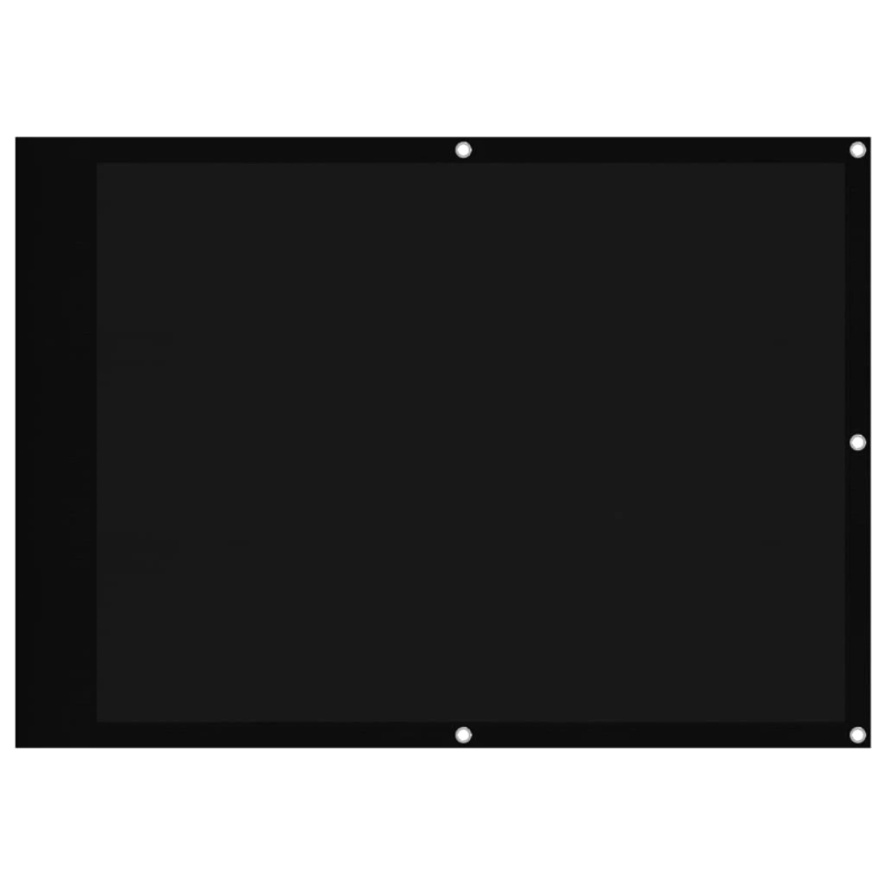 vidaXL balkona aizslietnis, melns, 75x800 cm, 100% poliestera oksforda