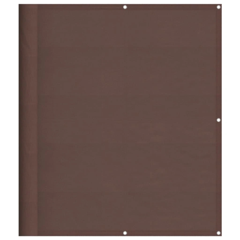 vidaXL balkona aizslietnis, brūns, 120x700cm, 100% poliestera oksforda