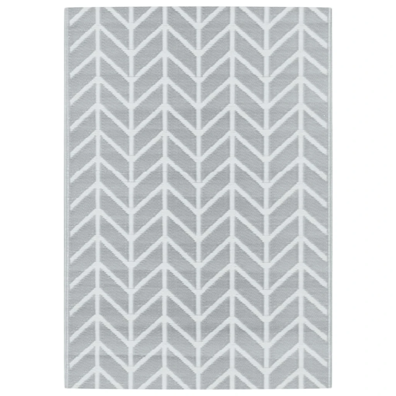 vidaXL āra paklājs, 140x200 cm, ARAKIL pelēks PP