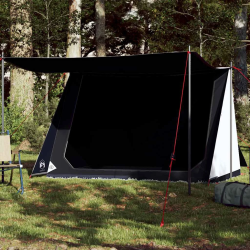 vidaXL kempinga telts 2 personām, balta, ūdensnecaurlaidīga, audums