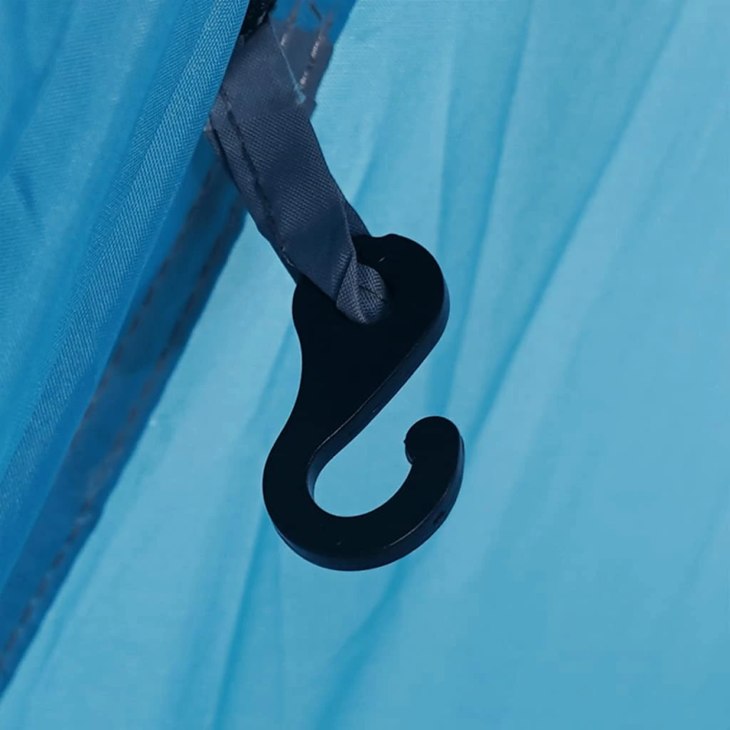 vidaXL ģimenes telts, tipi, 8 personām, zila, ūdensnecaurlaidīga