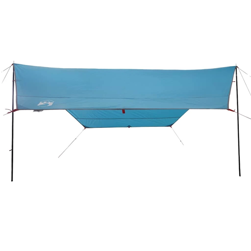 vidaXL kempinga tents, zila, 430x380x210 cm, ūdensizturīga