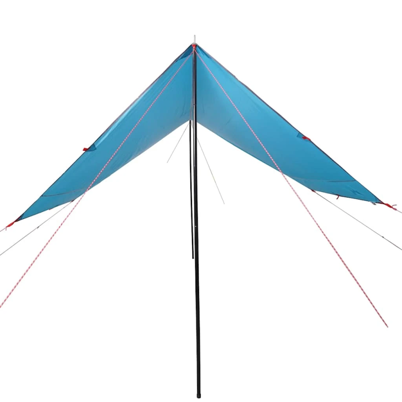 vidaXL kempinga tents, zila, 430x380x210 cm, ūdensizturīga