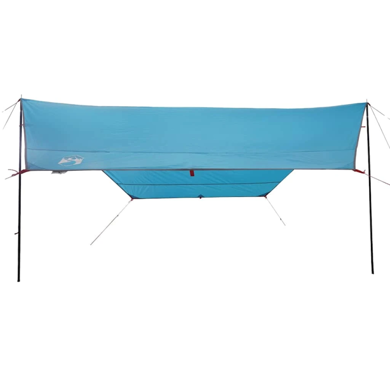 vidaXL kempinga tents, zila, 430x380x210 cm, ūdensizturīga