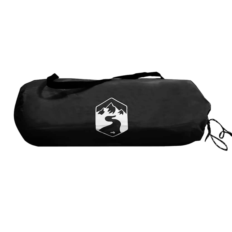 vidaXL kempinga telts 3 personām, balta, ūdensnecaurlaidīga, audums