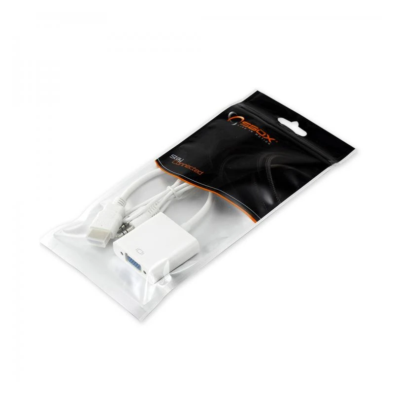 Sbox HDMI M.- VGA F. + Audio AD.HDMI-VGA+A
