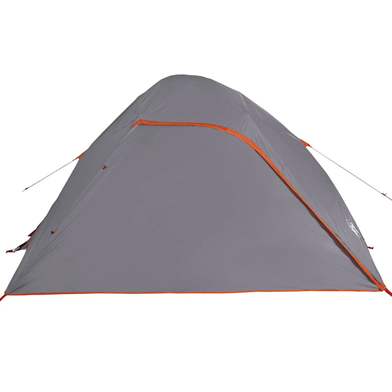 vidaXL kempinga telts 4 personām, pelēka, ūdensnecaurlaidīga