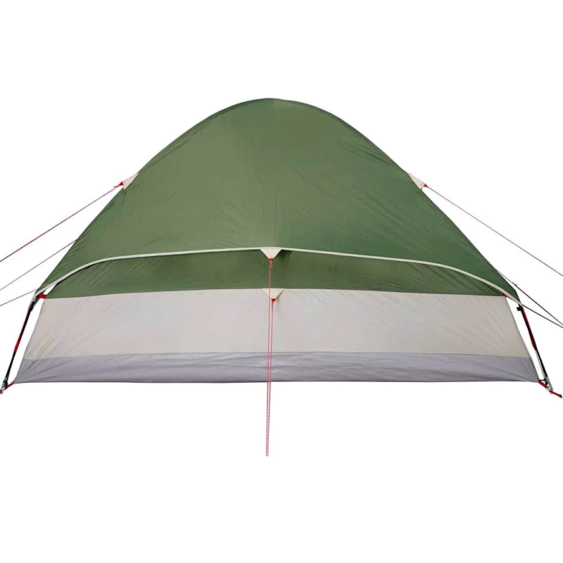 vidaXL kempinga telts 4 personām, zaļa, ūdensnecaurlaidīga