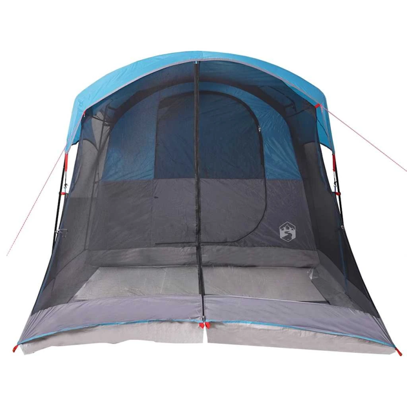 vidaXL ģimenes telts, tuneļa, 8 personām, zila, ūdensnecaurlaidīga