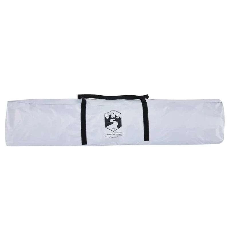 vidaXL kempinga telts 1 personai, balta, ūdensnecaurlaidīga, audums