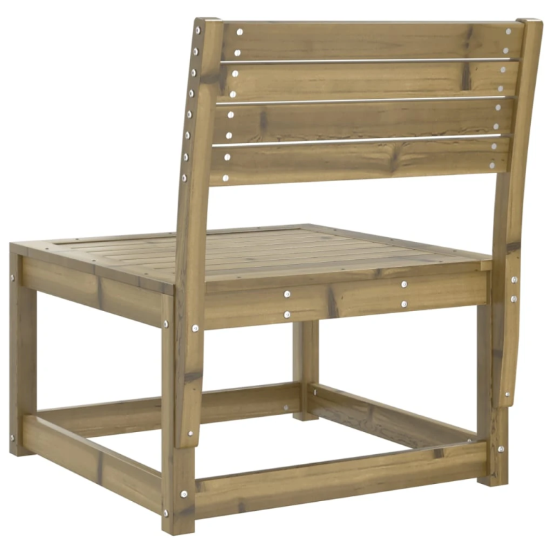 vidaXL dārza dīvāns, impregnēts priedes koks