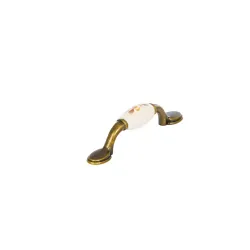 Furniture handl 96mm 7-835.44 ant brass
