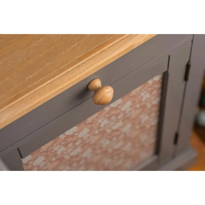 Furniture knob d30 7-257.90 laq beech