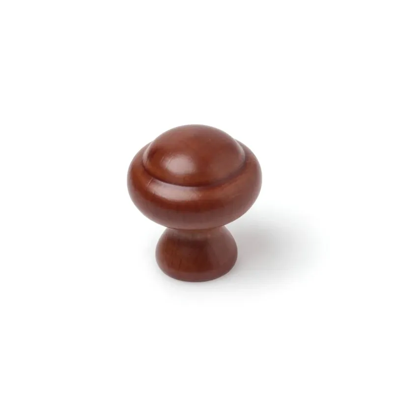 Furniture knob d30 7-257.91 walnut
