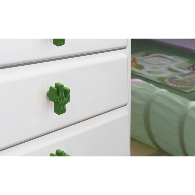 Mēb.rokturis d50 7-e050.07 zaļš kaktuss