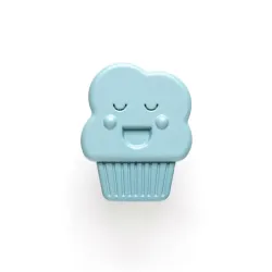 Furniture knob d45 7-e051.69 heaven blue