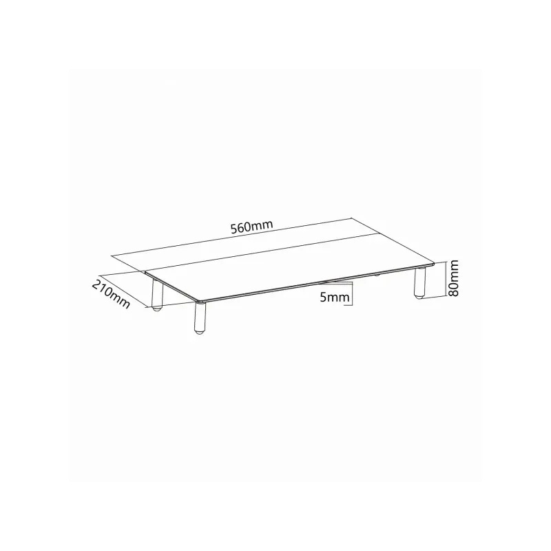 Sbox DS-610 Desktop Riser for Monitor or Notebook