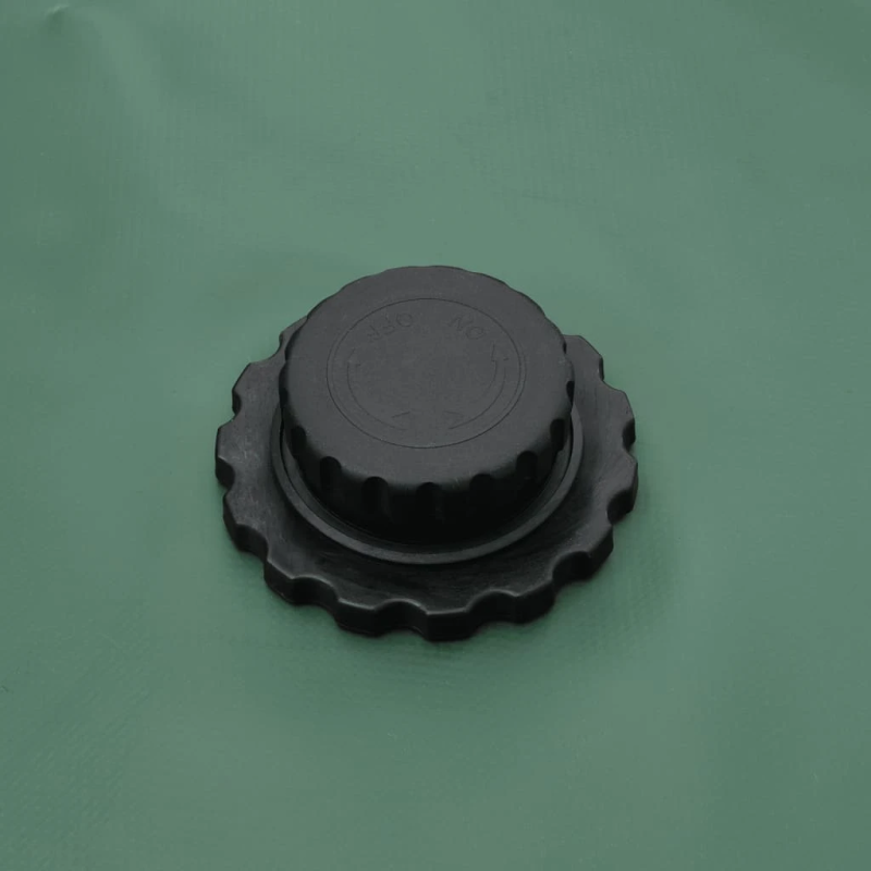 vidaXL ūdens tvertne ar krānu, saliekama, 5000 L, PVC