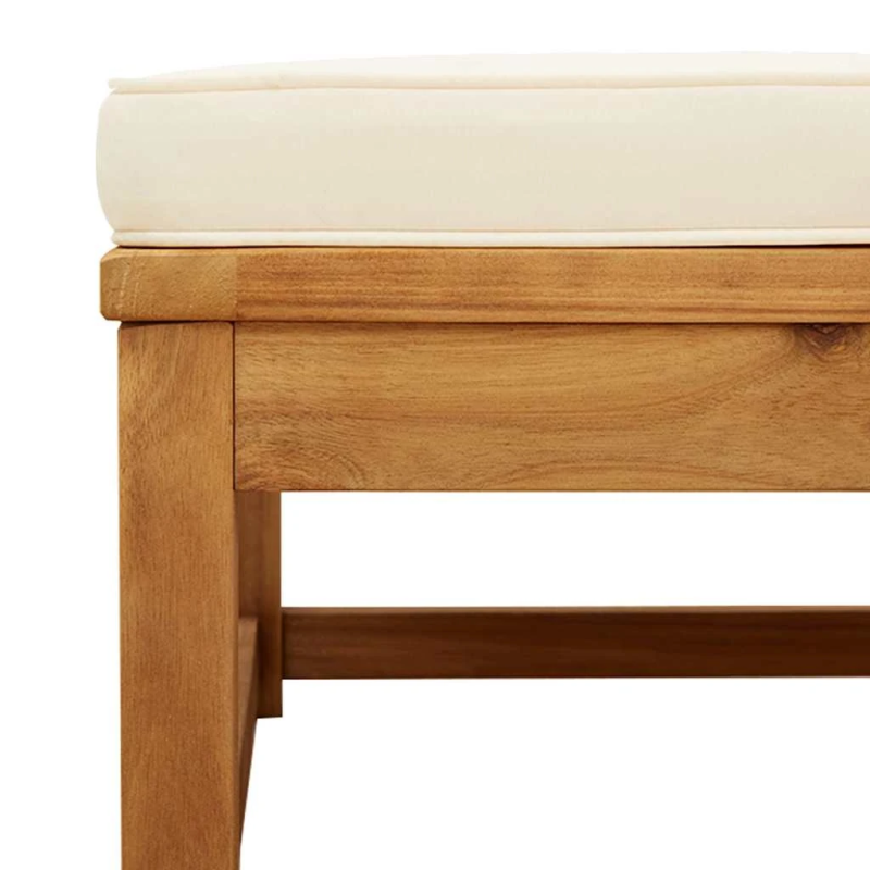 vidaXL 3-osaline aiamööbli komplekt patjadega, akaatsiapuit