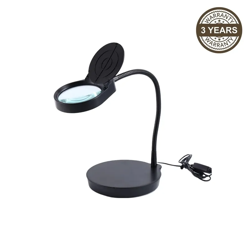 Galda lampa ar palielināmo stiklu Domoletti PD-4S-1, LED, 3.5W