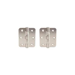 Hinge bearing round 75x63x2.5mm nikel2pc