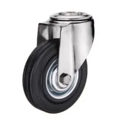 Колесико Haushalt 11125D, DIA 12.5 см, черный цв.-серый цв.