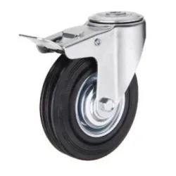 Ratas Haushalt 11125DB, DIA 12.5 cm, must v.-hall v.