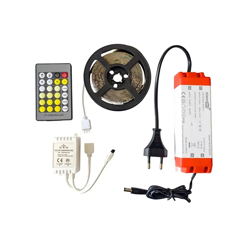 LED lente Standart SMD2835, 9.3 W, 3170 lm, 3 m, IP20, 12 V