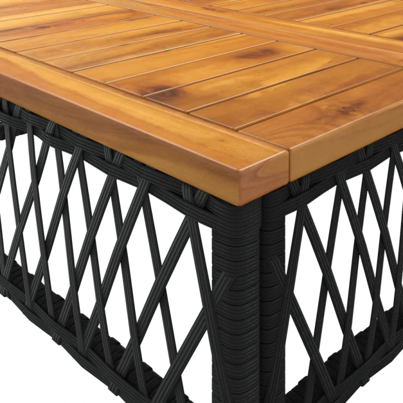 vidaXL 2-daļīgs dārza dīvāna komplekts ar matračiem, PE rotangpalma