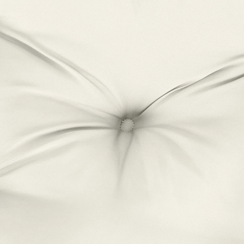 vidaXL dārza krēslu spilveni, 6 gab., krēmkrāsas, 120x50x7 cm, audums