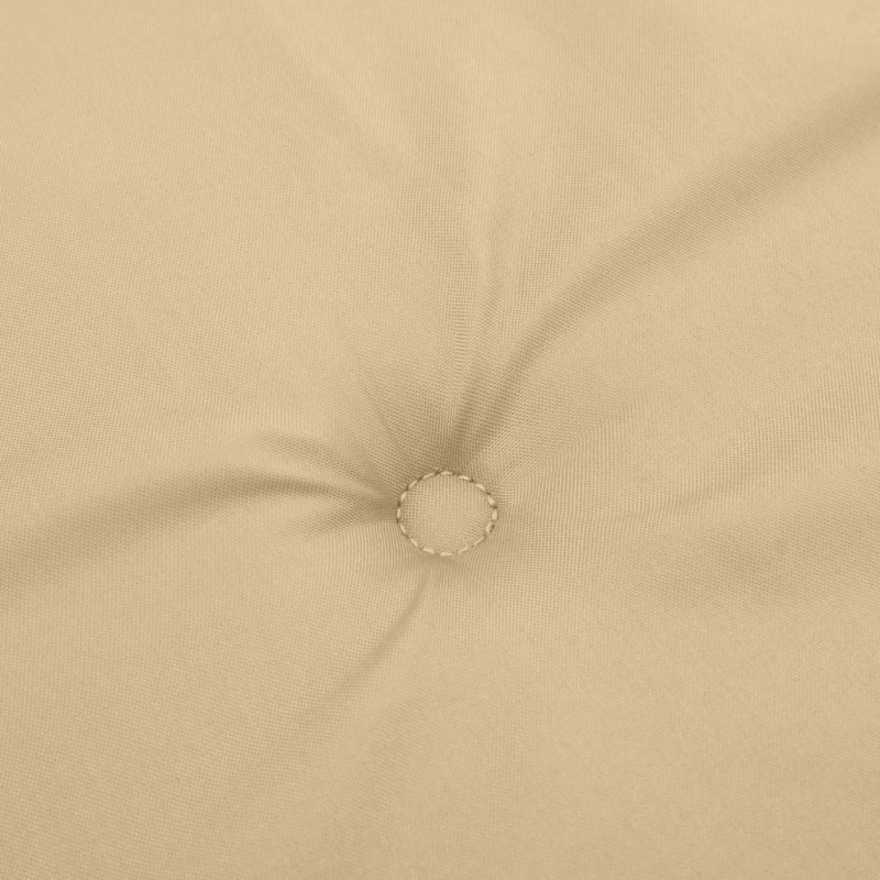 vidaXL dārza krēslu spilveni, 2 gab., bēši, 120x50x4 cm, audums