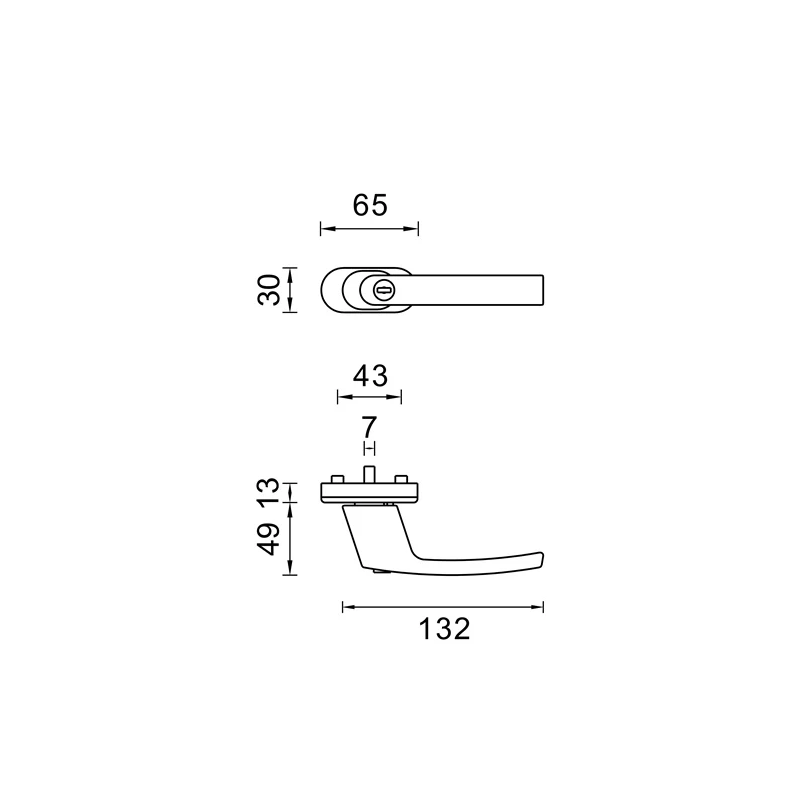 Alum. loga rokturis+slēdz.balt.kr.